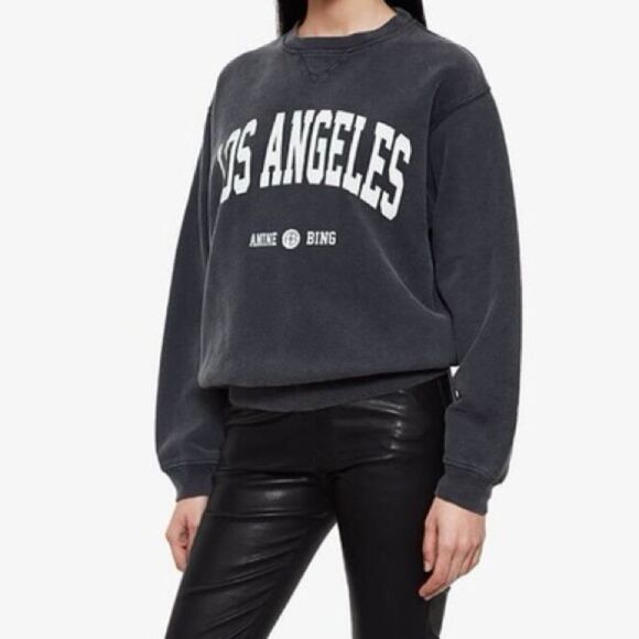 Anine Bing Ramona Sweatshirt Los Angeles Small - Picture 4 of 8